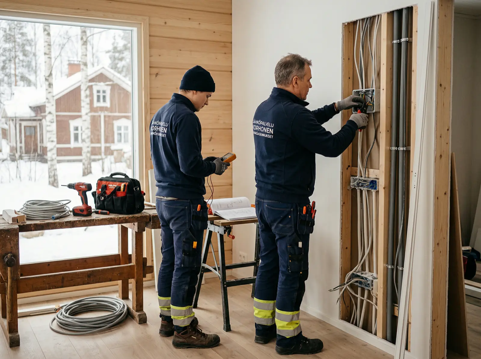 Matti Meikäläinen — sähköasentaja ja yrittäjä Lahdessa